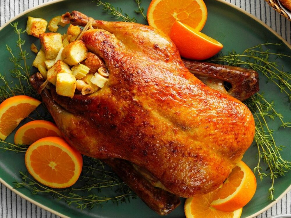 Recipe Orange Glazed Whole Roast Duck Bbqs Plus